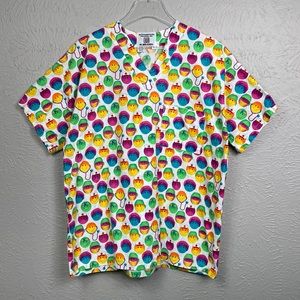 Instrumentations Unlimited Inc. Nurse Doctor Smiley Face Short Sleeve Sc…